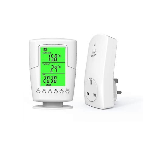 Wireless Smart Room Thermostat Can Easily Be Used To Control Electric Heating Or Cooling ...