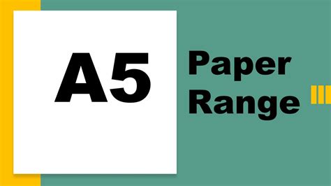 A5 paper range - Active Paper