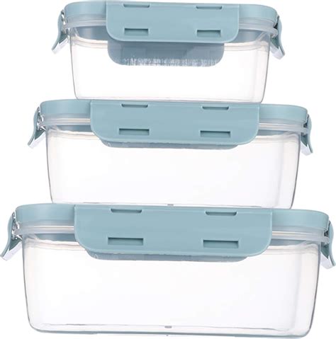 Amazon.com: Microwave Food Storage Containers- Set of 3 Nesting ...