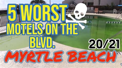 5 Worst Ranked Motels on Ocean Blvd in MYRTLE BEACH, SC 2020/21 | Memorable Vacations