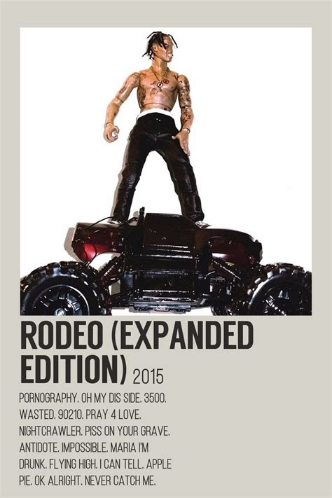 Rodeo (Expanded Edition) made by Raveena | Music album covers, Rap ...