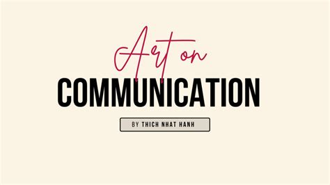 Art on communication