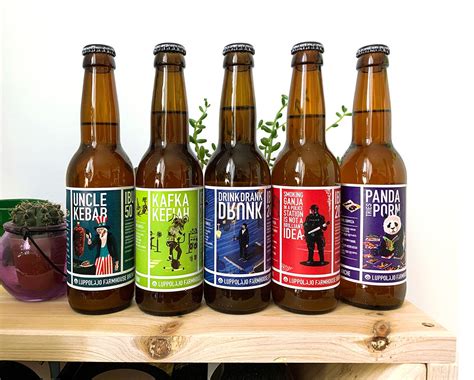 2019 Craft beer labels illustrations on Behance