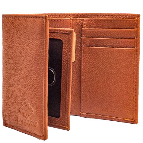 Winchester - Winchester Trifold Wallets for Men RFID Wallet with Removable Insert, Genuine ...