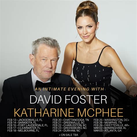 NEW 2024 Tour Dates Announced with Katharine McPhee! - David Foster