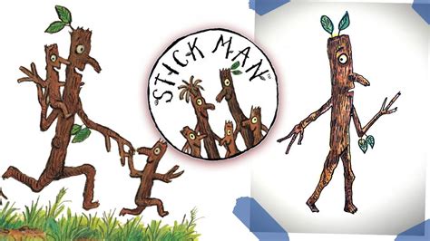 How To Draw Stick Man by Julia Donaldson & Axel Scheffler - YouTube