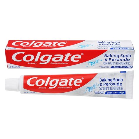 Colgate Toothpaste Whitening With Baking Soda 2.5oz 6ct - Nimbus Imports