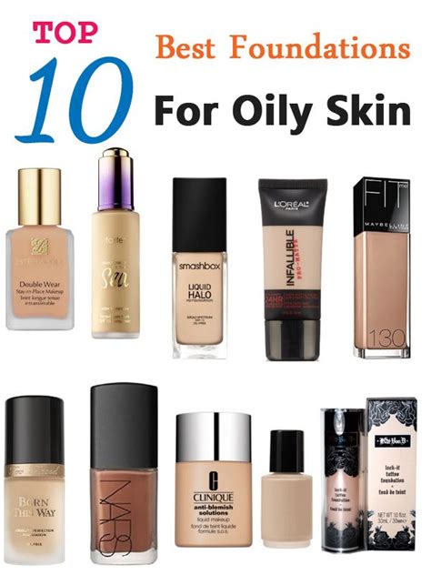 Top 10 Best Foundations For Oily Skin - Pretty Designs | Best ...