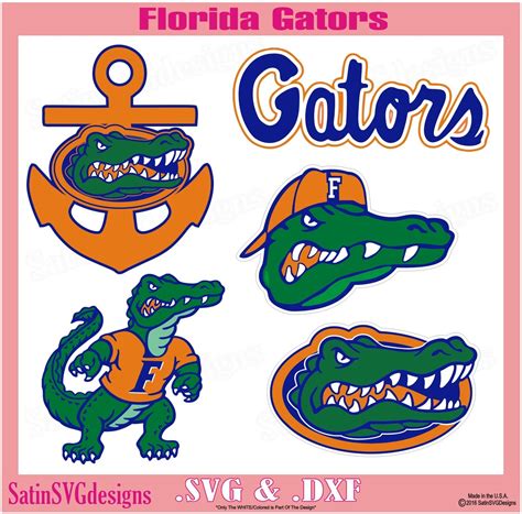 Florida Gators Multi Set Design SVG Files, Cricut, Silhouette Studio ...