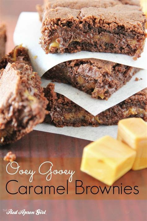 Ooey Gooey Caramel Brownies.... 'nuff said! Decadent Desserts, Easy Desserts, Delicious Desserts ...