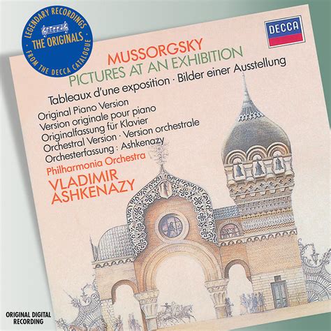 Product Family | Mussorgsky Pictures at an Exhibition Ashkenazy