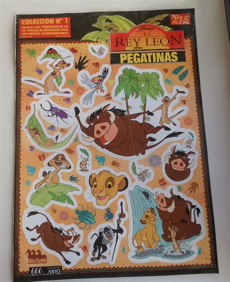 4 Lion King Extra Big Sticker sheets Disney Maxi Stickers | Etsy