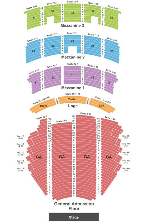 Paramount Theatre Seating Chart & Maps - Seattle