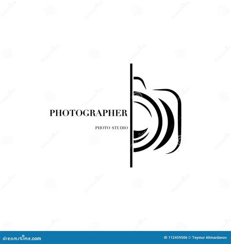 Abstract Camera Logo Vector Design Template for Professional Pho Stock Vector - Illustration of ...