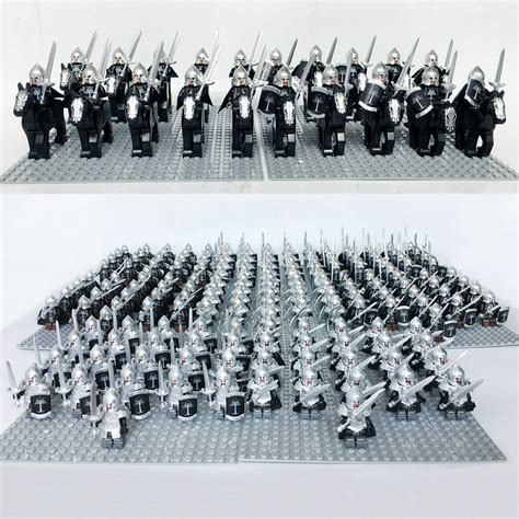 22pcs/lot Lego Custom Lord Of The Rings/GOT Gondor Soldiers Knights Minifigures - Figures