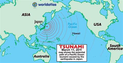 Tsunami World Map