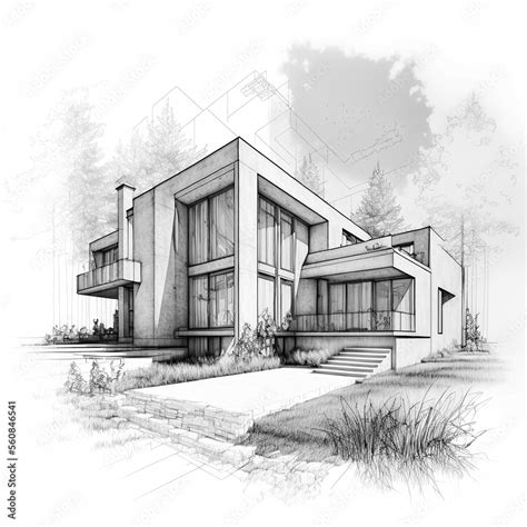 Modern House Sketches