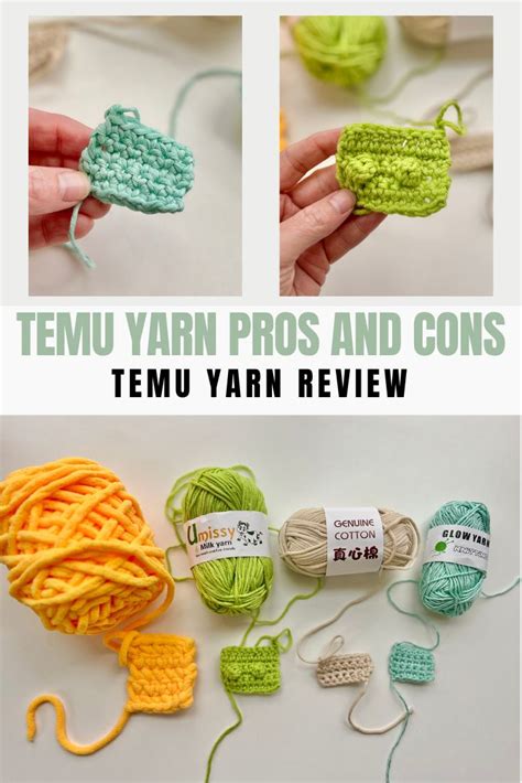 Honest Temu Yarn Review- Trying 4 Different Yarns from Temu for the First Time - A Crafty ...