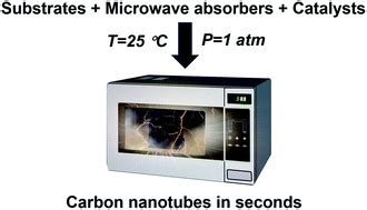 Facile growth of carbon nanotubes using microwave ovens: the emerging application of highly ...