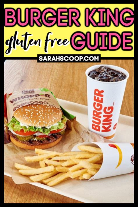 Burger King Gluten-Free Restaurant Guide | Sarah Scoop