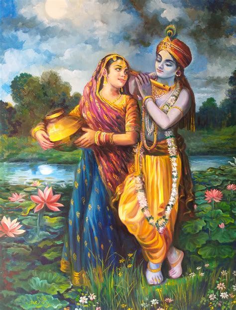 Lord Krishna And Radha Paintings