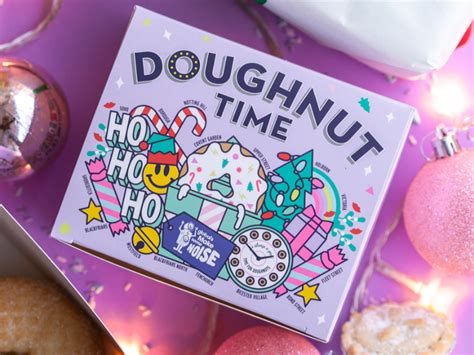 Doughnut Time UK Christmas | Packaging design inspiration, Creative ...