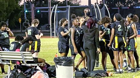 Coral Springs High School Girl's Flag Football Team Win Big in First ...