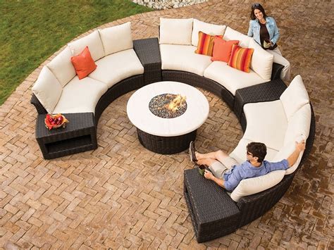 2017 Autumn arrival round shaped bali rattan outdoor lounge furniture-in Garden Sofas from ...