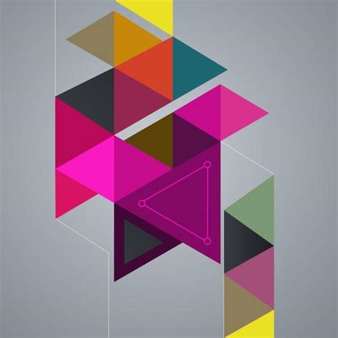 Abstract colorful triangles geometric background 607189 Vector Art at Vecteezy