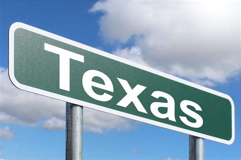 Texas - Highway sign image