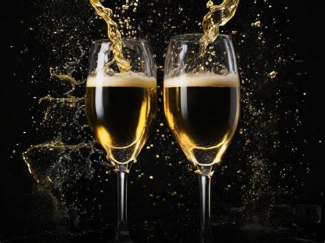 Premium AI Image | New year Celebration with champagne