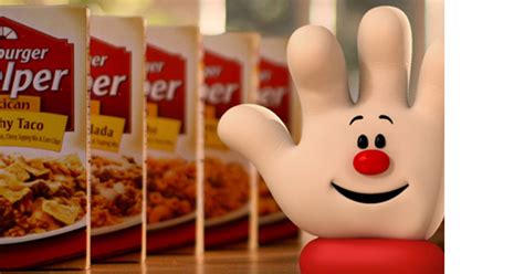 What the Hamburger Helper looks like beneath the glove will haunt you ...