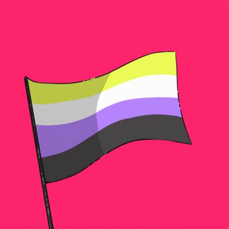 Non-binary Flag GIF | GIFDB.com