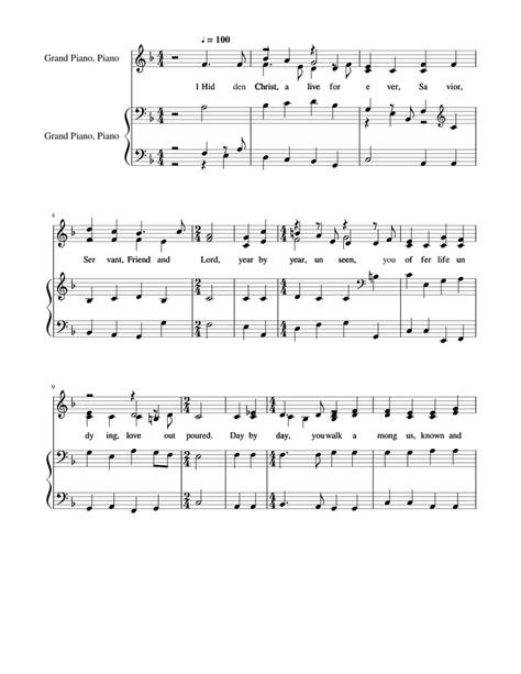 God, We Praise You! Sheet music for Piano (Piano Duo) | Musescore.com