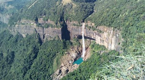 Nohkalikai Falls Cherrapunji, Things to do, Story, Images