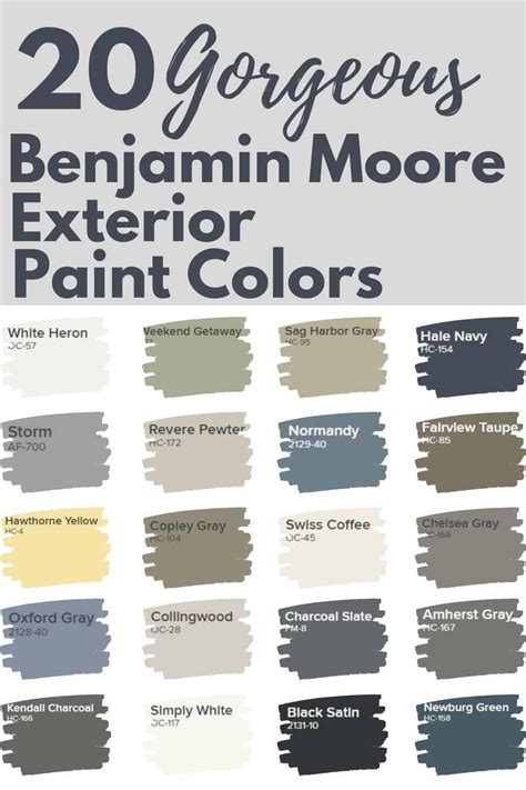 20++ Benjamin Moore Exterior House Colors - PIMPHOMEE