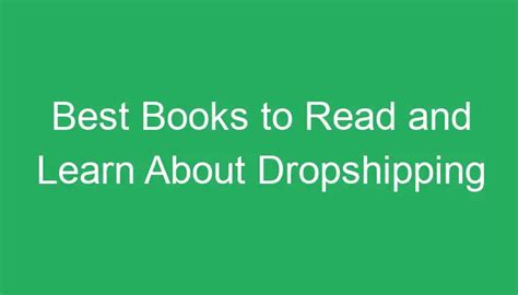 14 Best Selling Books to Learn Dropshipping