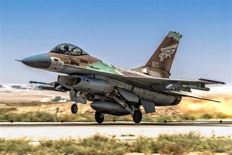 Israeli Air Force F-16 A #107. The most successful F-16 in history with ...