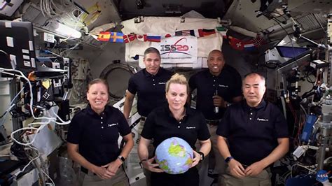 NASA's International Space Station crew flies into space for the New ...