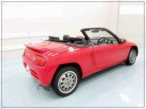 Honda Beat Convertible Convertible 1991 Red For Sale. 77777777777777777 1991 Honda Beat 2dr ...