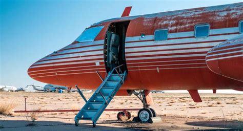 Elvis Presley’s Dilapidated Private Jet Sat in the Desert for 40 Years. It Just Sold for $260,000.