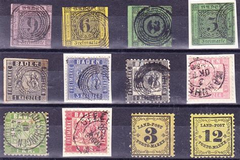 Germany - Various stamps from Old German states - Catawiki