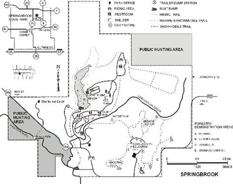 Springbrook State Park Map - guthrie center IA • mappery