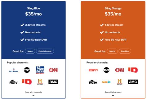 Sling TV Blue vs Orange (2023) - Pricing, Channels & More!