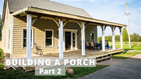 How to build a back porch - Builders Villa