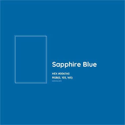 About Sapphire Blue - Color codes, similar colors and paints - colorxs.com