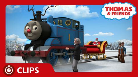 Thomas Saves Santa's Sleigh! | Steam Team Holidays | Thomas & Friends - YouTube