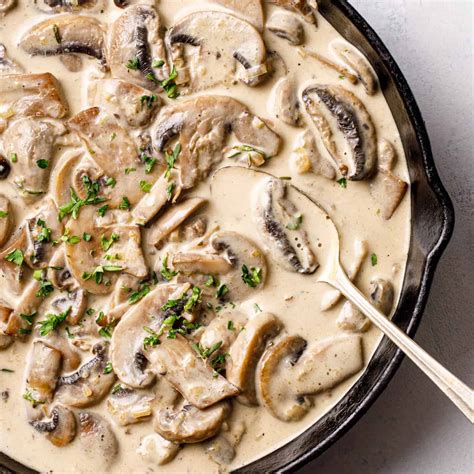 Creamy Mushroom Sauce Recipe - Posh Journal