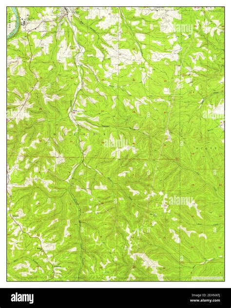 Hollister, Missouri, map 1956, 1:24000, United States of America by Timeless Maps, data U.S ...