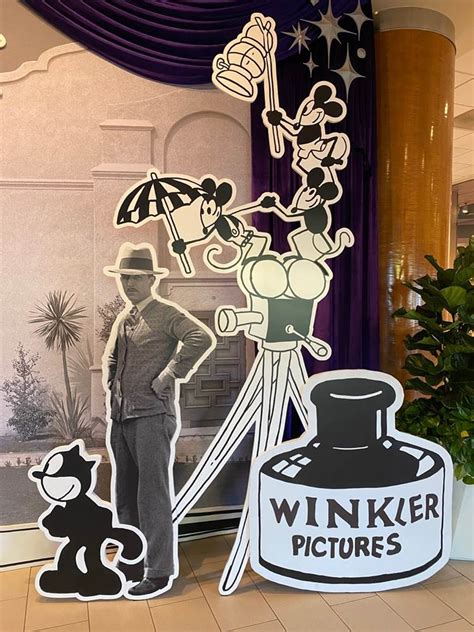 Photos: Diorama Celebrating 1920s Alice Comedies Installed at the Disneyland Hotel for Disney100 ...